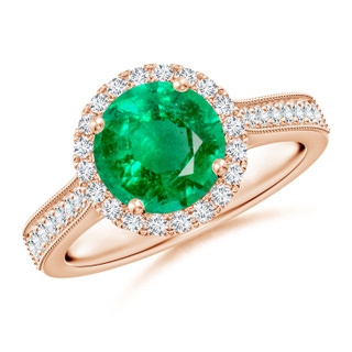Round AAA Emerald