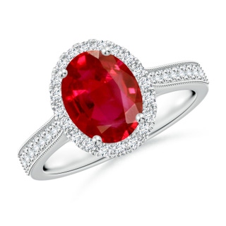 Oval AAA Ruby