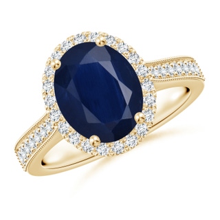 Oval A Blue Sapphire