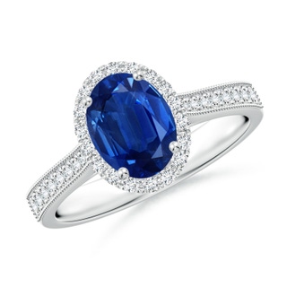 Oval AAA Blue Sapphire