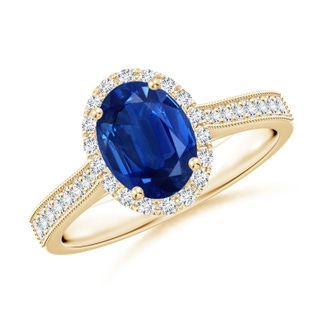 Oval AAA Blue Sapphire