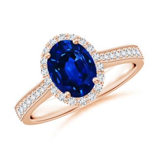 Oval AAAA Blue Sapphire