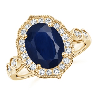 Oval A Blue Sapphire