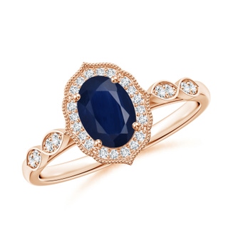 Oval A Blue Sapphire