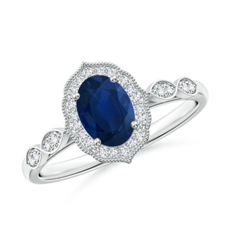 Oval AA Blue Sapphire