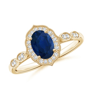 Oval AA Blue Sapphire