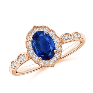Oval AAA Blue Sapphire