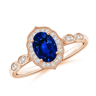 Oval AAAA Blue Sapphire