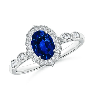 Oval AAAA Blue Sapphire