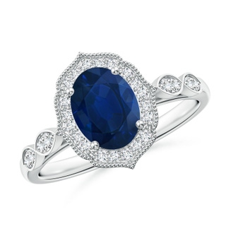 Oval AA Blue Sapphire