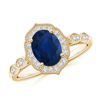 Oval AA Blue Sapphire