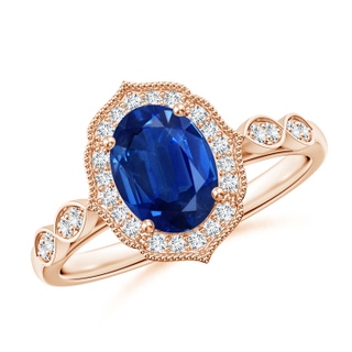 Oval AAA Blue Sapphire