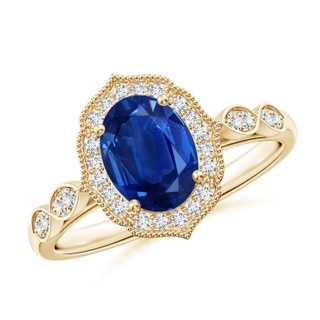 Oval AAA Blue Sapphire