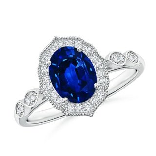 Oval AAAA Blue Sapphire