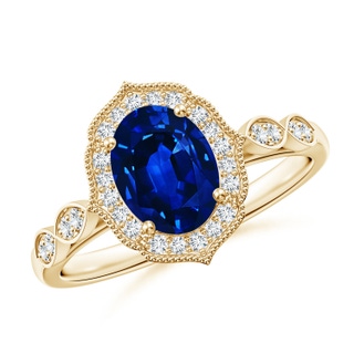Oval AAAA Blue Sapphire