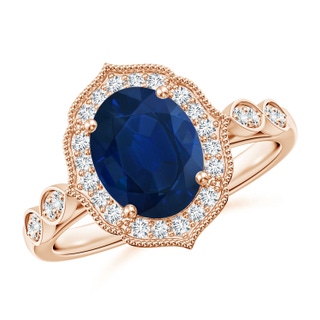 Oval AA Blue Sapphire