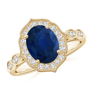 Oval AA Blue Sapphire