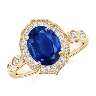 Oval AAA Blue Sapphire