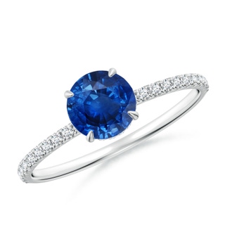 Round AAA Blue Sapphire