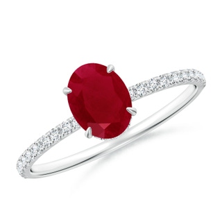 Oval AA Ruby