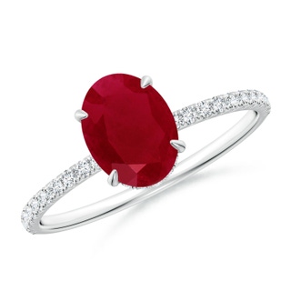 Oval AA Ruby