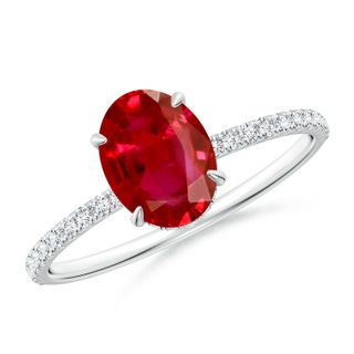 Oval AAA Ruby