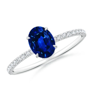 Oval AAAA Blue Sapphire