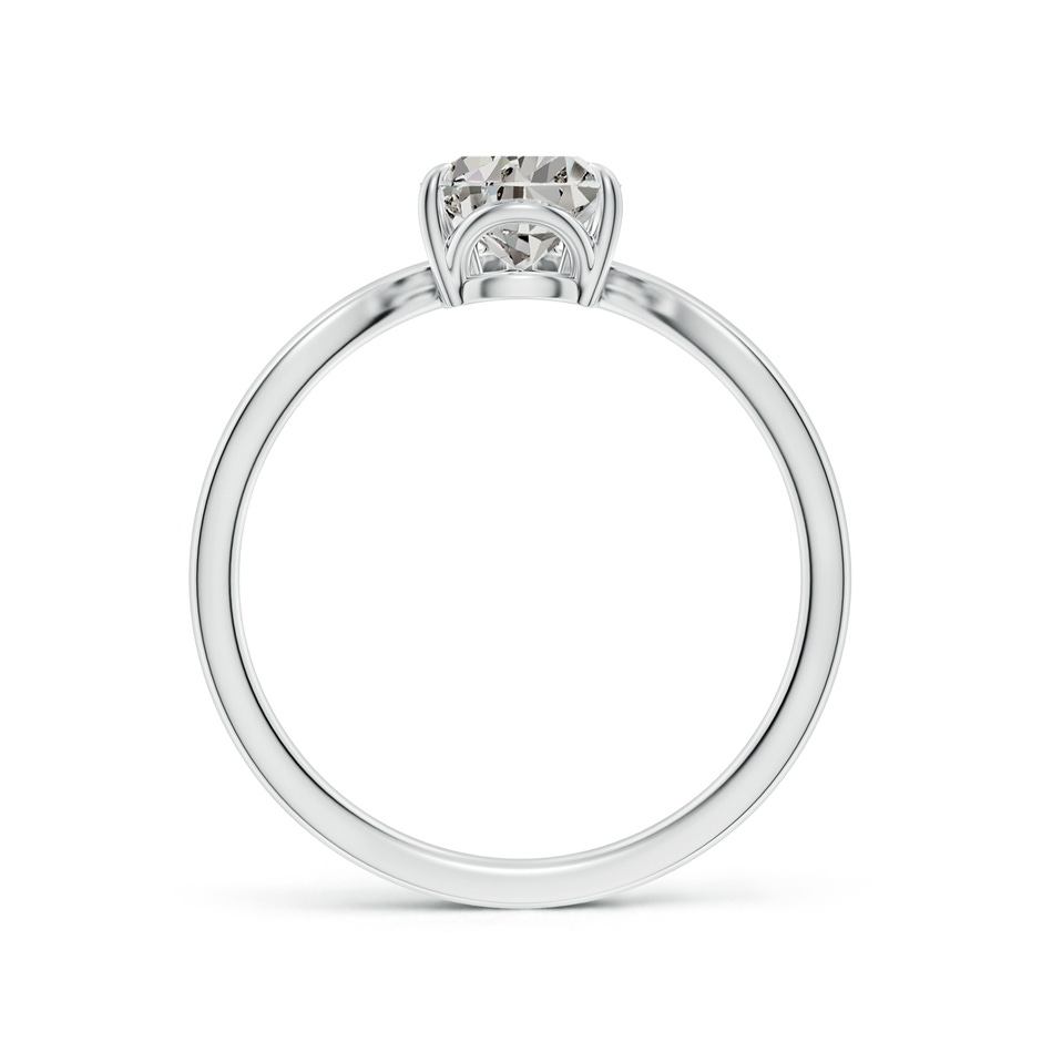 7.7x5.7mm KI3 Prong-Set Pear Diamond Chevron Engagement Ring in 18K White Gold side 199