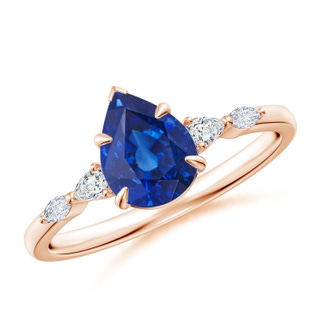 Pear AAA Blue Sapphire