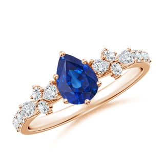 Pear AAA Blue Sapphire