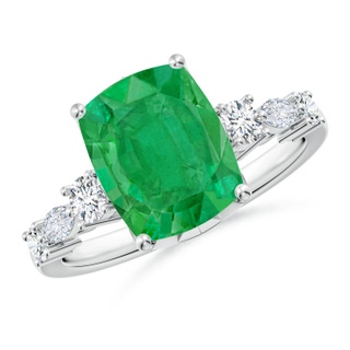 Cushion Rectangular AA Emerald