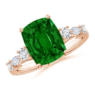 Cushion Rectangular AAAA Emerald