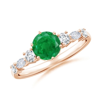 Round AA Emerald