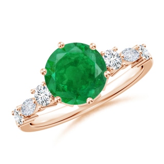 Round AA Emerald