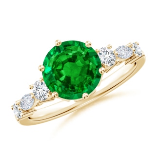Round AAAA Emerald