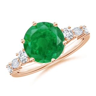 Round AA Emerald