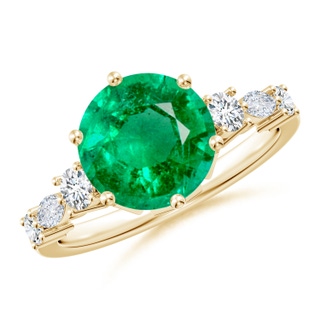Round AAA Emerald