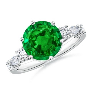Round AAAA Emerald