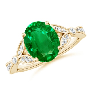 Oval AAAA Emerald