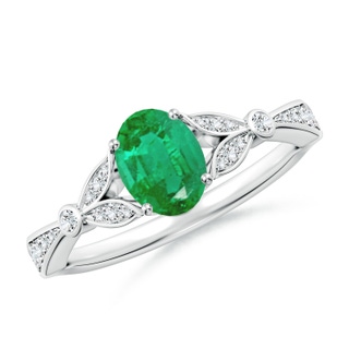 Oval AA Emerald