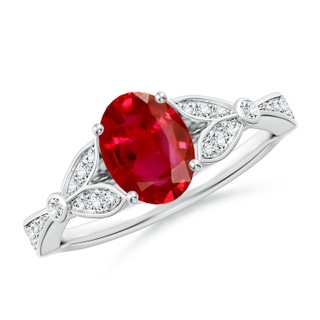 Oval AAA Ruby