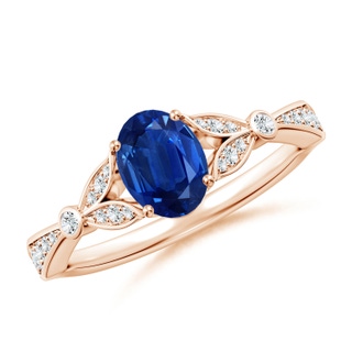 Oval AAA Blue Sapphire