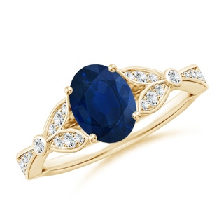 Oval AA Blue Sapphire