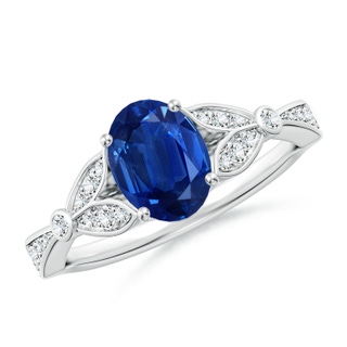 Oval AAA Blue Sapphire