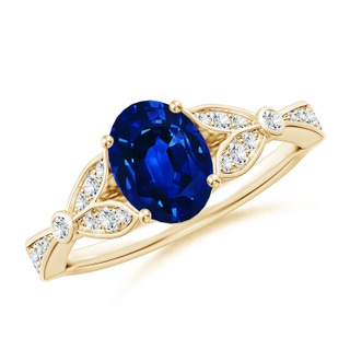 Oval AAAA Blue Sapphire
