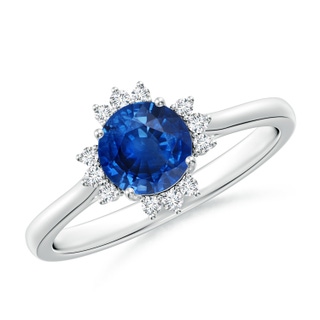 Round AAA Blue Sapphire