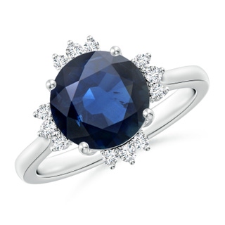 Round AA Blue Sapphire