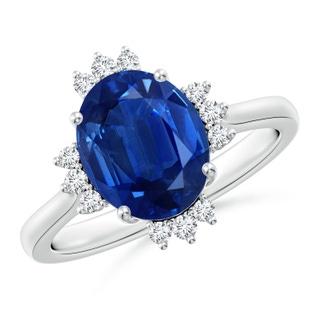 Oval AAA Blue Sapphire