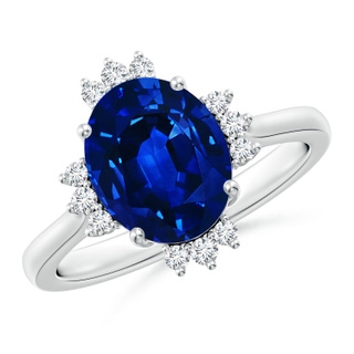 Oval AAAA Blue Sapphire