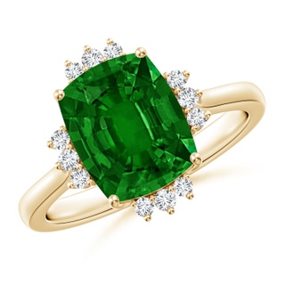Cushion Rectangular AAAA Emerald